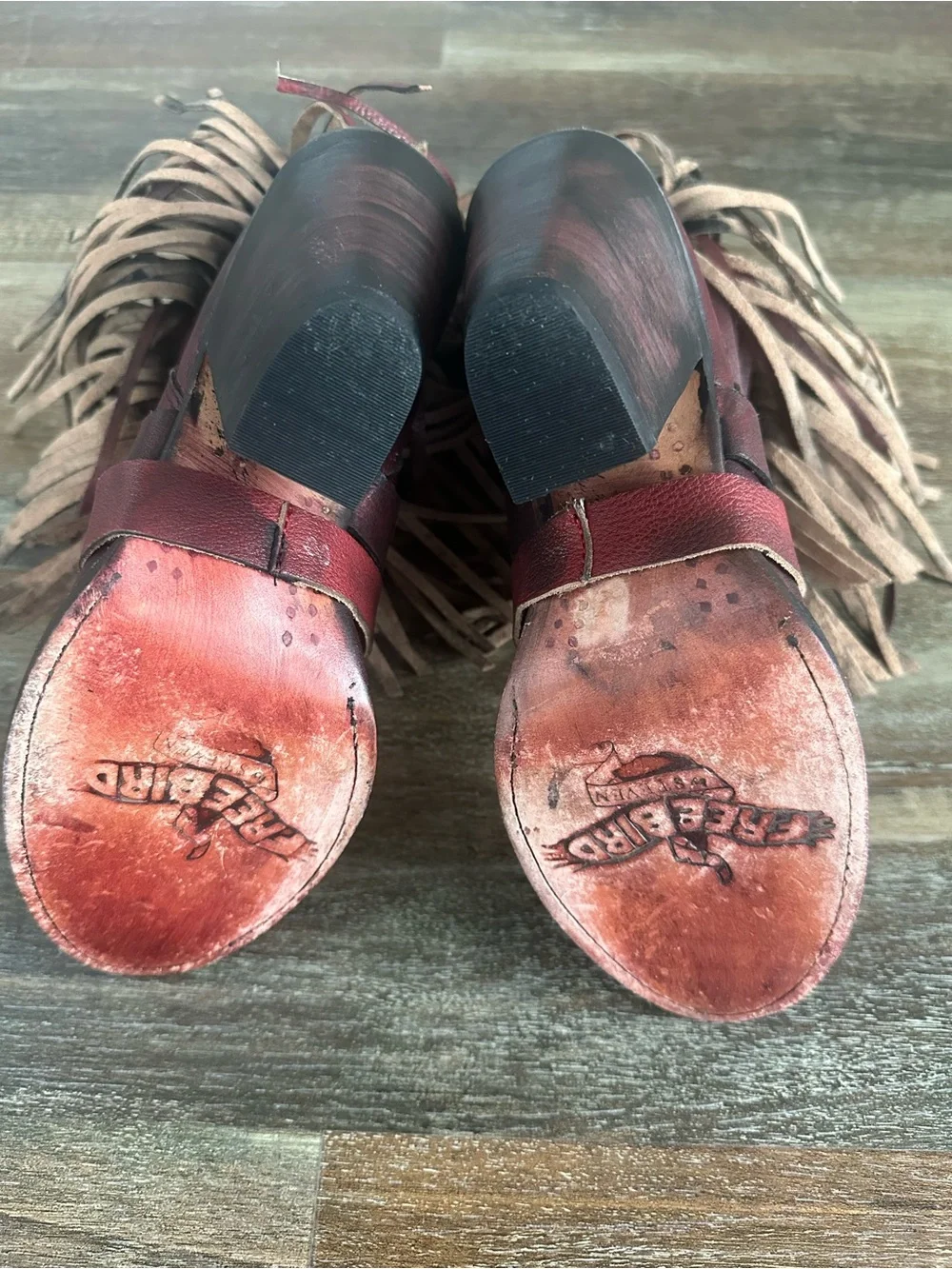 Freebird Tonto Fringe Boots Size 8 Boho Festival Rodeo